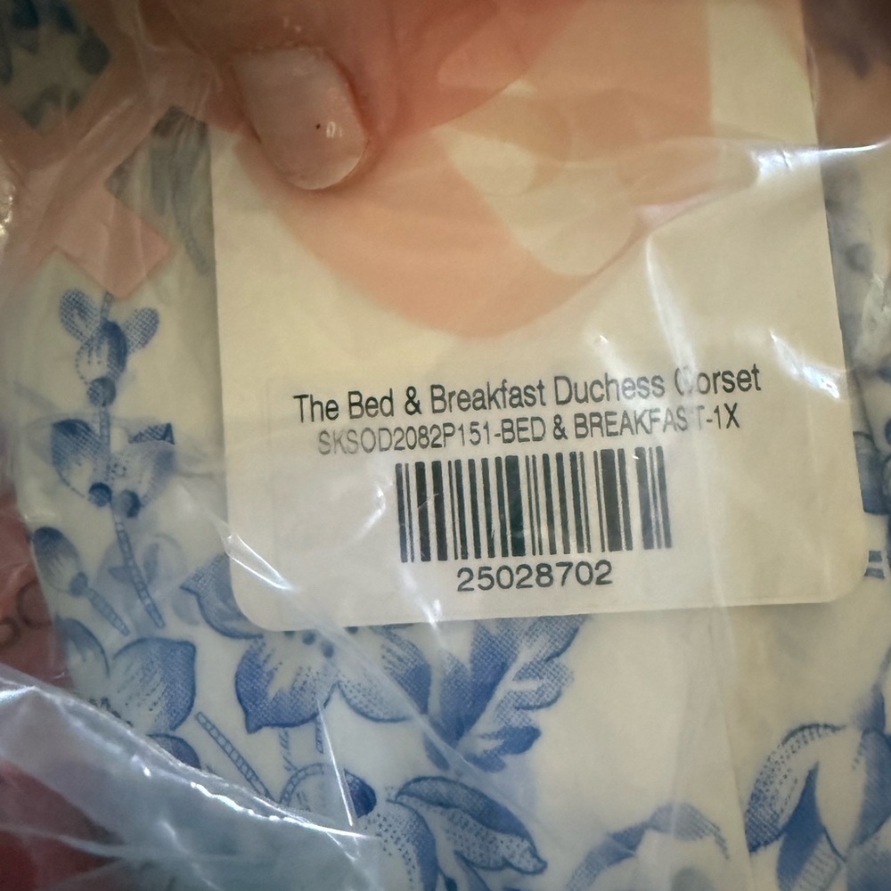 Selkie Blue Ned and Breakfast Duchess Corset 1x